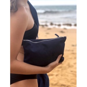 Classic Navy Canvas Pouch